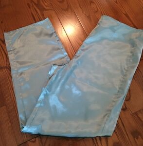Satiny PJ Pants, Teal Green, great condition.